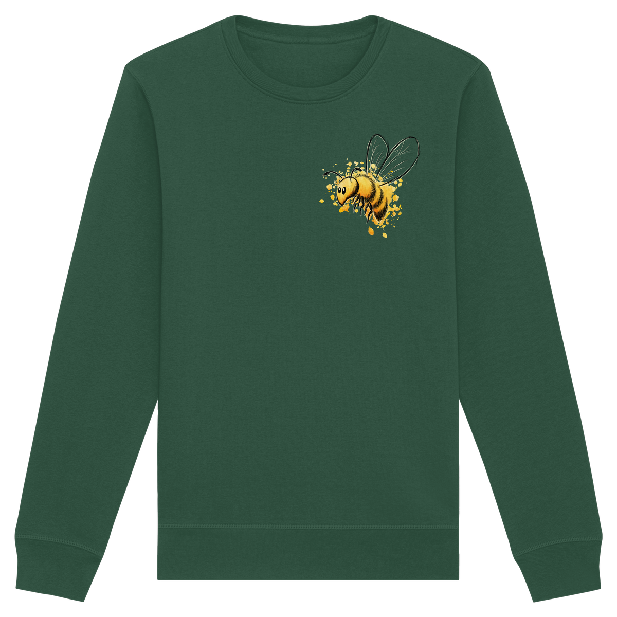 Lässige kleine Honig-Biene - Organic Basic Unisex Sweatshirt