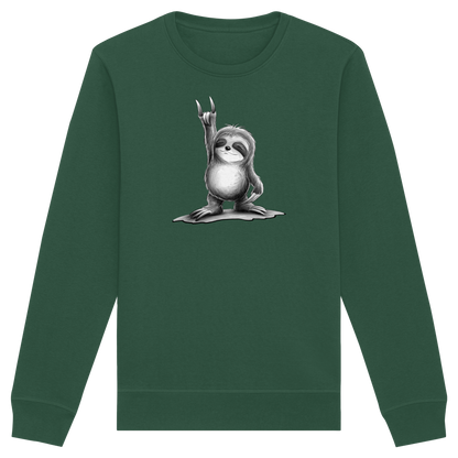 Rock On Party Faultier - Organic Basic Unisex Sweatshirt