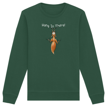 Hang In There | Lässiges Eichhörnchen - Organic Basic Unisex Sweatshirt
