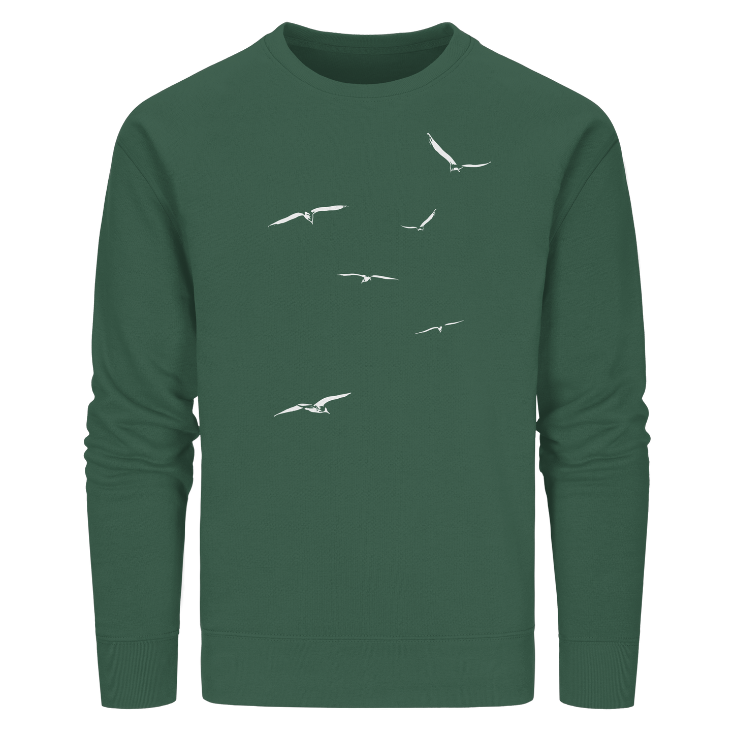 Vogelschwarm – Traum vom Fliegen - Organic Basic Unisex Sweatshirt