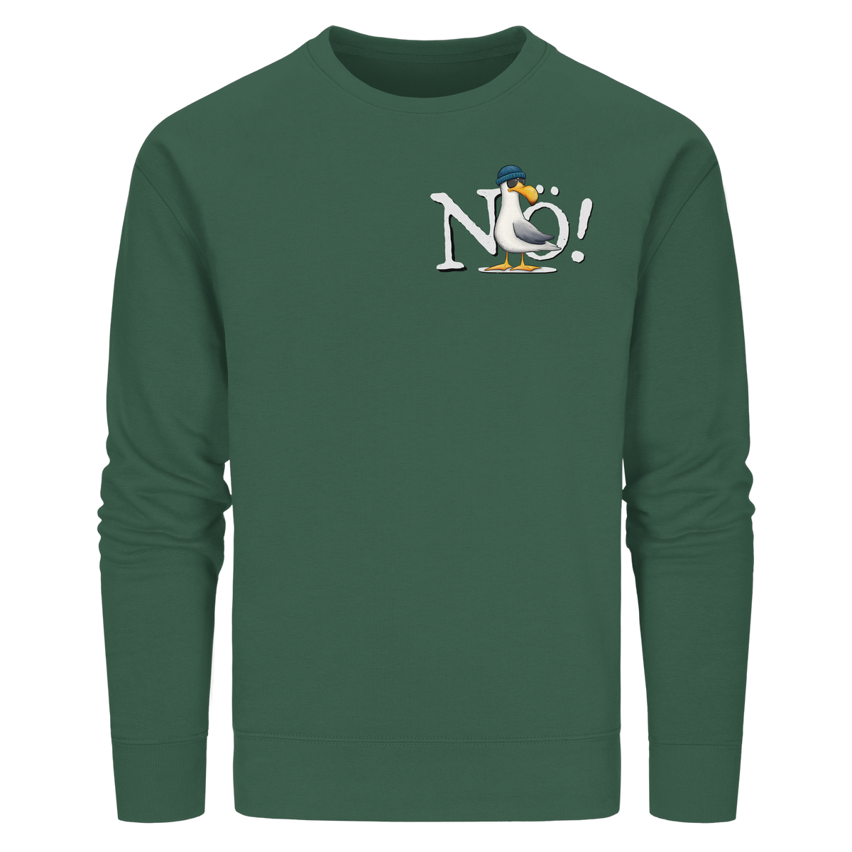 Nö Kein Bock Möwe - Organic Basic Unisex Sweatshirt