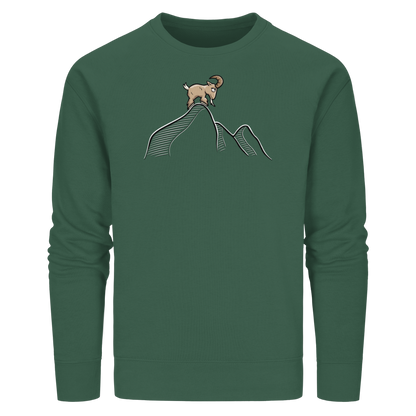 Ziegenbock in den Bergen - Organic Basic Unisex Sweatshirt