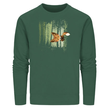 Fuchs im Zwielicht-Wald - Organic Basic Unisex Sweatshirt