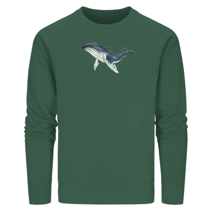 Tiefsee Ozean-Riese Buckelwal - Organic Basic Unisex Sweatshirt