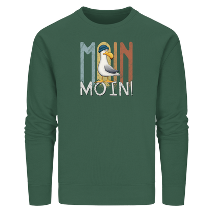 Moin Moin norddeutsche Möwe - Organic Basic Unisex Sweatshirt