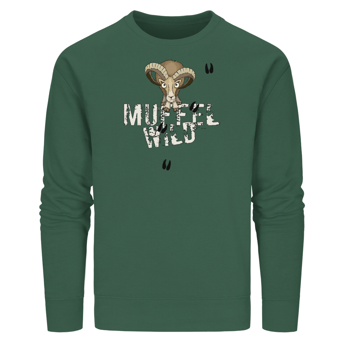 Muffel Wild Mufflon - Organic Basic Unisex Sweatshirt