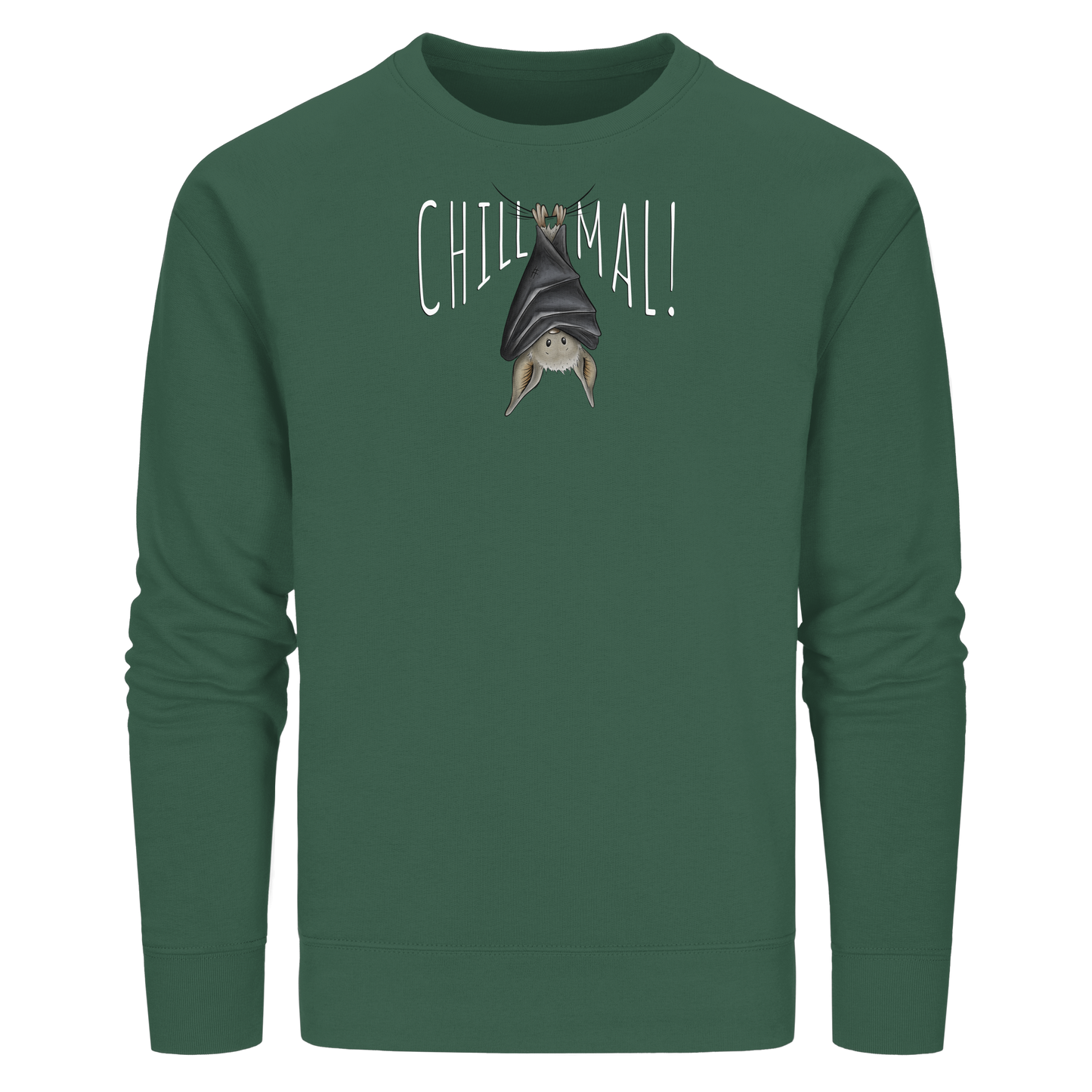 Chill Mal gemütliche Fledermaus - Organic Basic Unisex Sweatshirt
