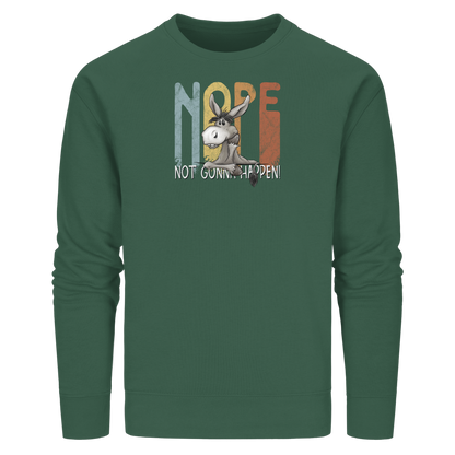 Nope | bockiger Esel - Organic Basic Unisex Sweatshirt