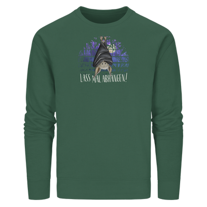 Lass mal abhängen Fledermaus - Organic Basic Unisex Sweatshirt