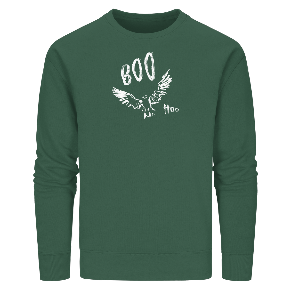 Boo Hoo! Fliegende Eule  - Organic Basic Unisex Sweatshirt