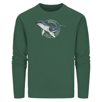 Whale, Hello There | Buckelwal - Organic Basic Unisex Sweatshirt