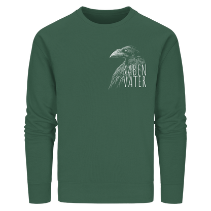 Rabenvater schwarzer Rabe Krähe - Organic Basic Unisex Sweatshirt