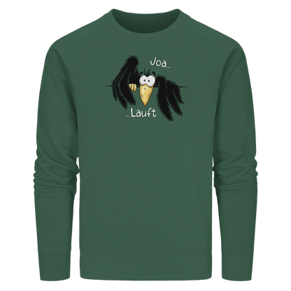 Joa Läuft Krähe gechillter Rabe - Organic Basic Unisex Sweatshirt