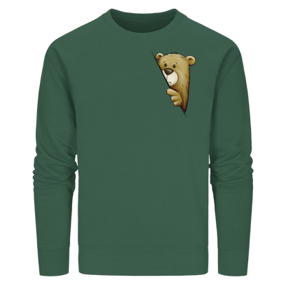 Funky Bär Illustration - Organic Basic Unisex Sweatshirt