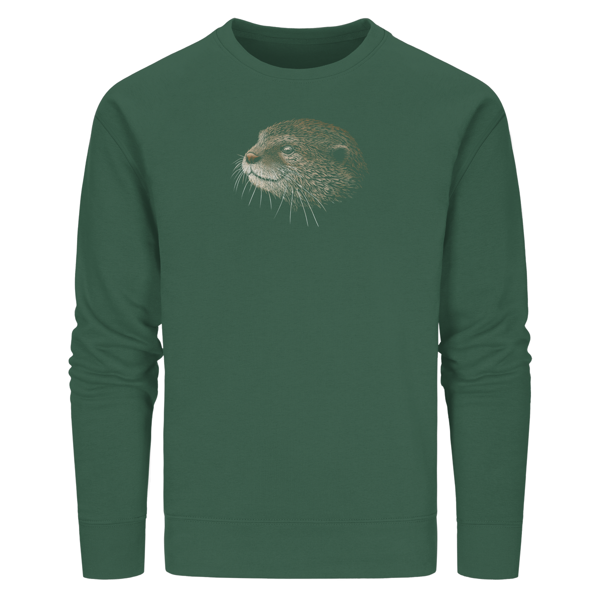 Otter Bleistift Zeichnung KritzelKunst - Organic Basic Unisex Sweatshirt