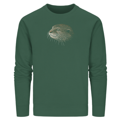 Otter Bleistift Zeichnung KritzelKunst - Organic Basic Unisex Sweatshirt