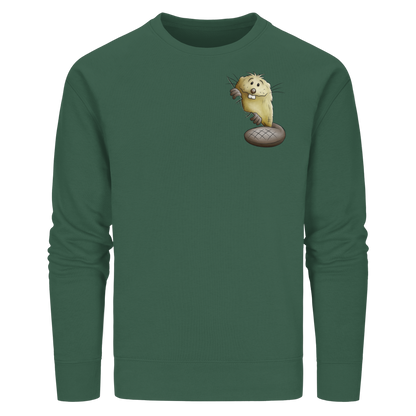 Lustiger frecher Biber - Organic Basic Unisex Sweatshirt
