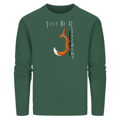 Just Be Different | Sei Anders, kleiner Fuchs - Organic Basic Unisex Sweatshirt