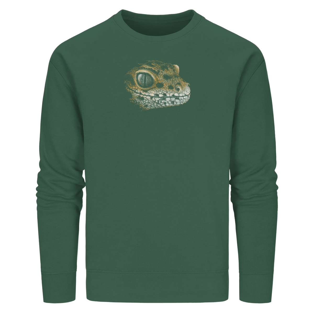 Leopard Gecko Skizze Kritzelkunst - Organic Basic Unisex Sweatshirt