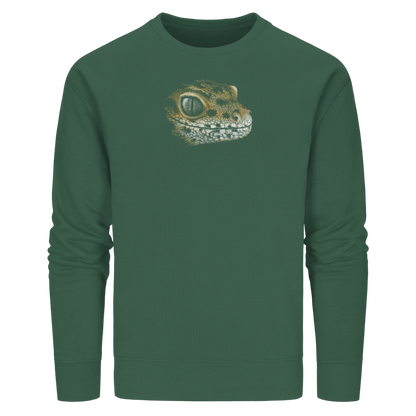 Leopard Gecko Skizze Kritzelkunst - Organic Basic Unisex Sweatshirt