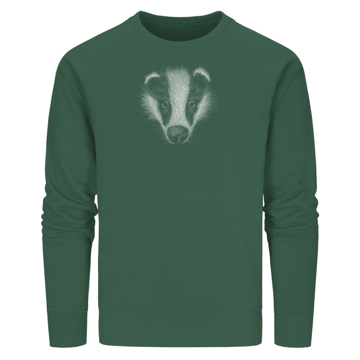 Kritzel-Kunst Dachs Illustration - Organic Basic Unisex Sweatshirt