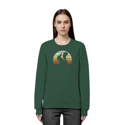 Retro Eichhörnchen Silhouette - Organic Basic Unisex Sweatshirt