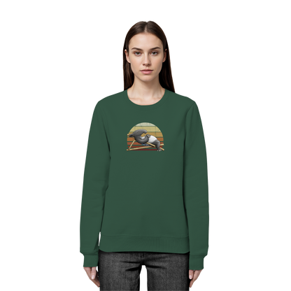 Lässiger Retro Sundown Tapir - Organic Basic Unisex Sweatshirt