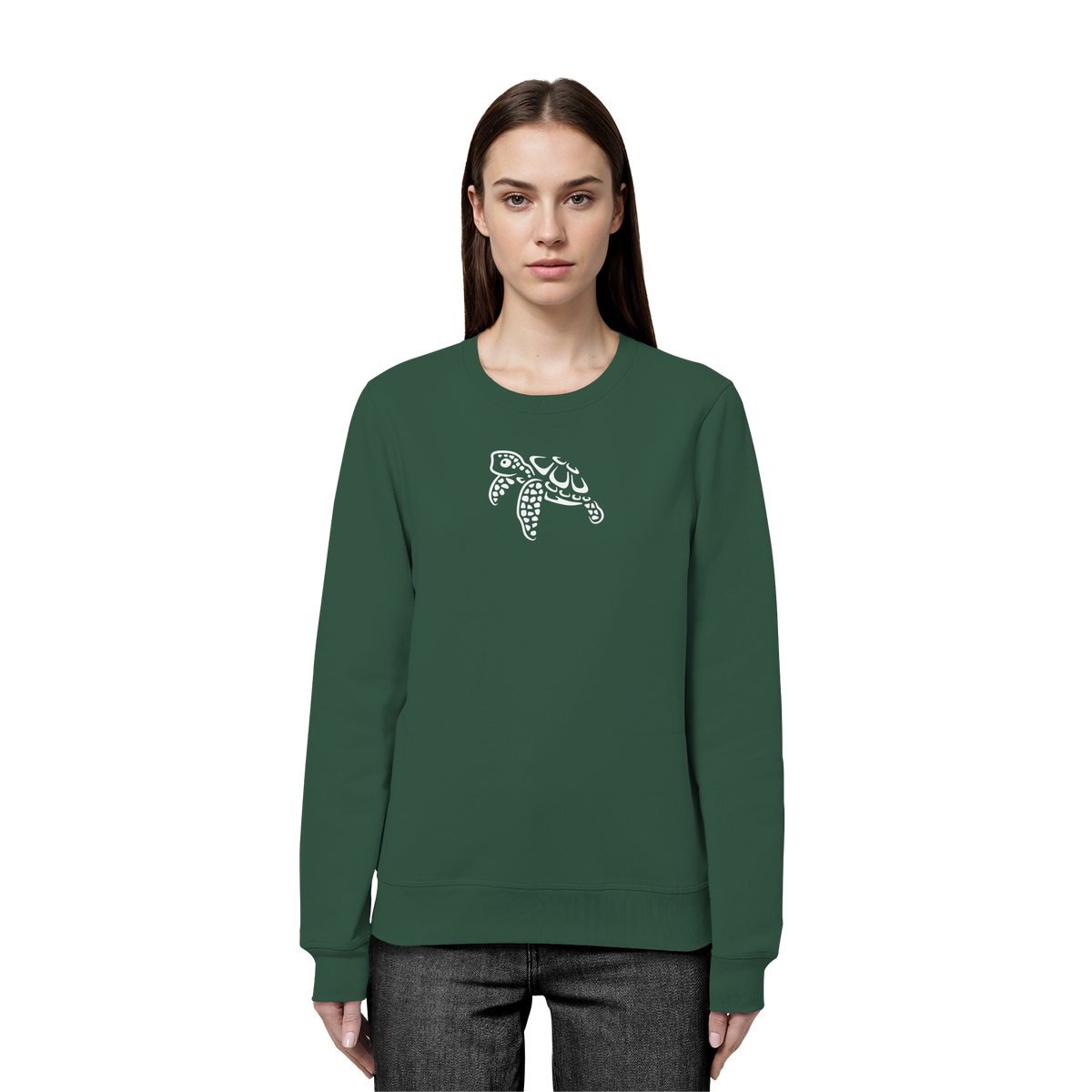 schwimmende Meeres-Schildkröte - Organic Basic Unisex Sweatshirt