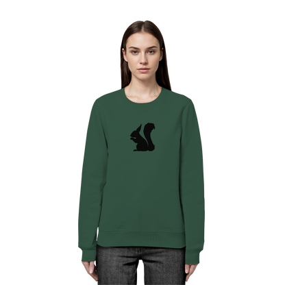 Eichhörnchen Silhouette - Organic Basic Unisex Sweatshirt