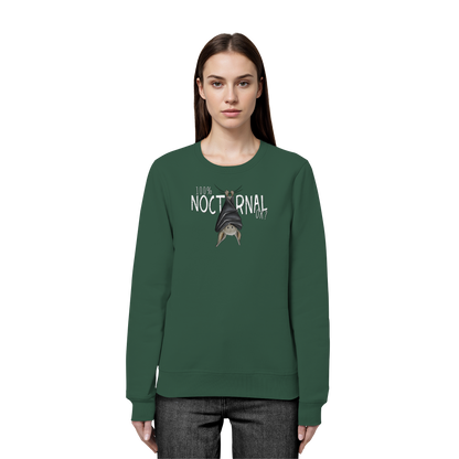 100% nachtaktive Fledermaus - Organic Basic Unisex Sweatshirt