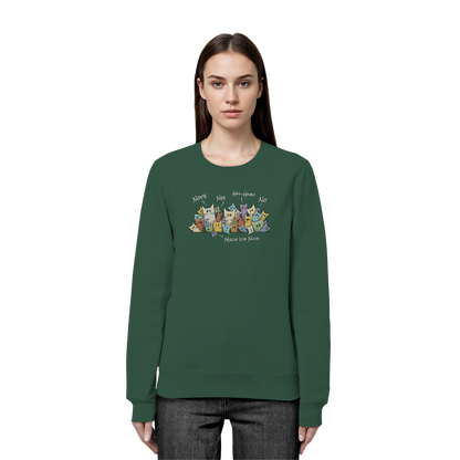 Nope, Nee, Nö Katzen - Organic Basic Unisex Sweatshirt
