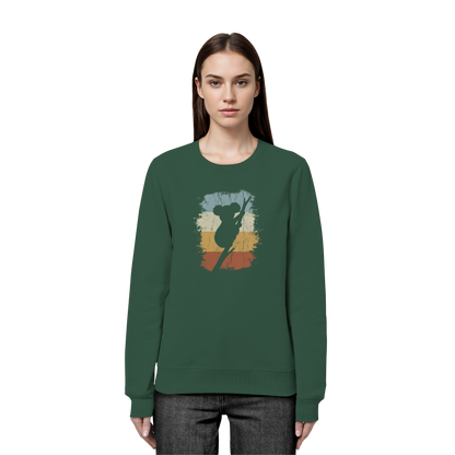 Retro kletternder Koala-Bär - Organic Basic Unisex Sweatshirt