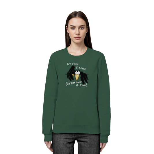 I’m Fine Rabe | Alles Gut Krähe - Organic Basic Unisex Sweatshirt