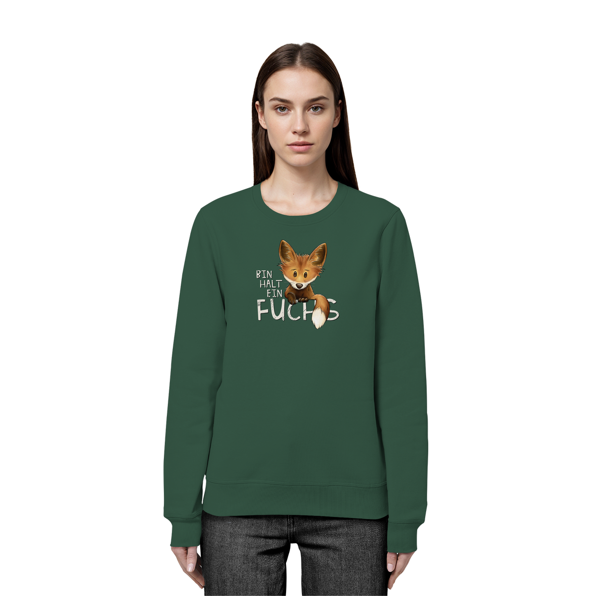 Bin halt ein Fuchs - Organic Basic Unisex Sweatshirt