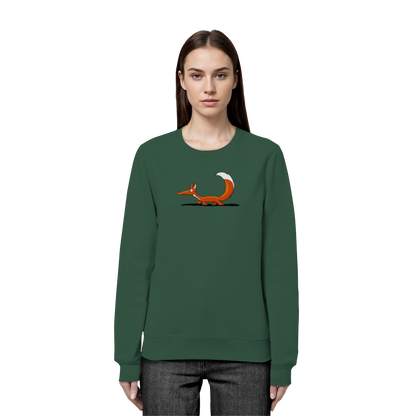 Lässiger cooler Fuchs | Mr. Fox, der Schleicher - Organic Basic Unisex Sweatshirt