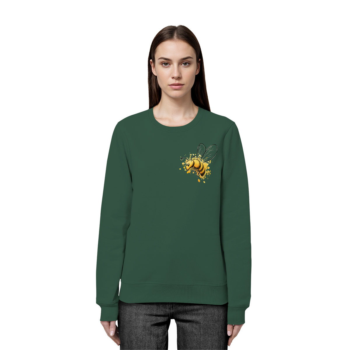 Lässige kleine Honig-Biene - Organic Basic Unisex Sweatshirt