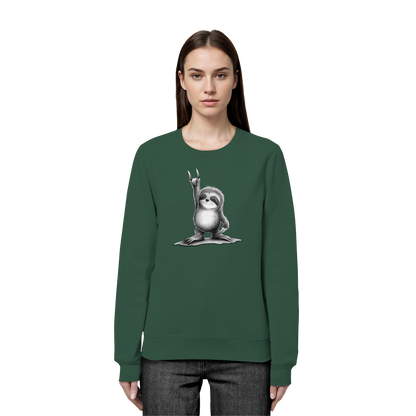 Rock On Party Faultier - Organic Basic Unisex Sweatshirt