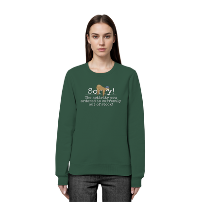 No-Activity Faultier - Organic Basic Unisex Sweatshirt