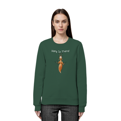 Hang In There | Lässiges Eichhörnchen - Organic Basic Unisex Sweatshirt