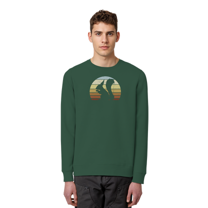 Retro Eichhörnchen Silhouette - Organic Basic Unisex Sweatshirt