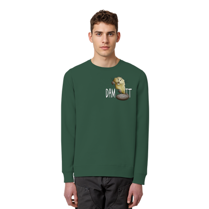 Dam It Verdammt Lustiger Biber - Organic Basic Unisex Sweatshirt