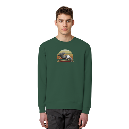 Lässiger Retro Sundown Tapir - Organic Basic Unisex Sweatshirt