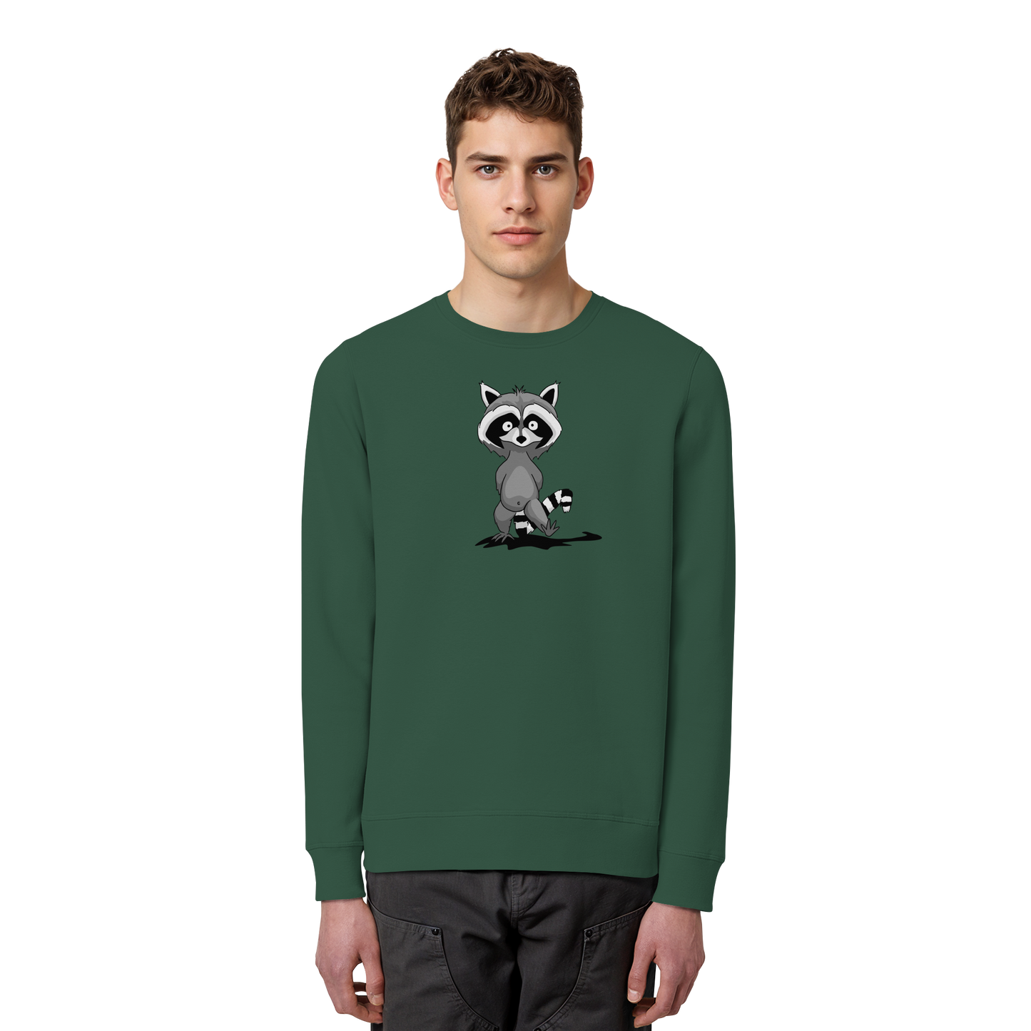 Frecher kleiner Waschbär - Organic Basic Unisex Sweatshirt