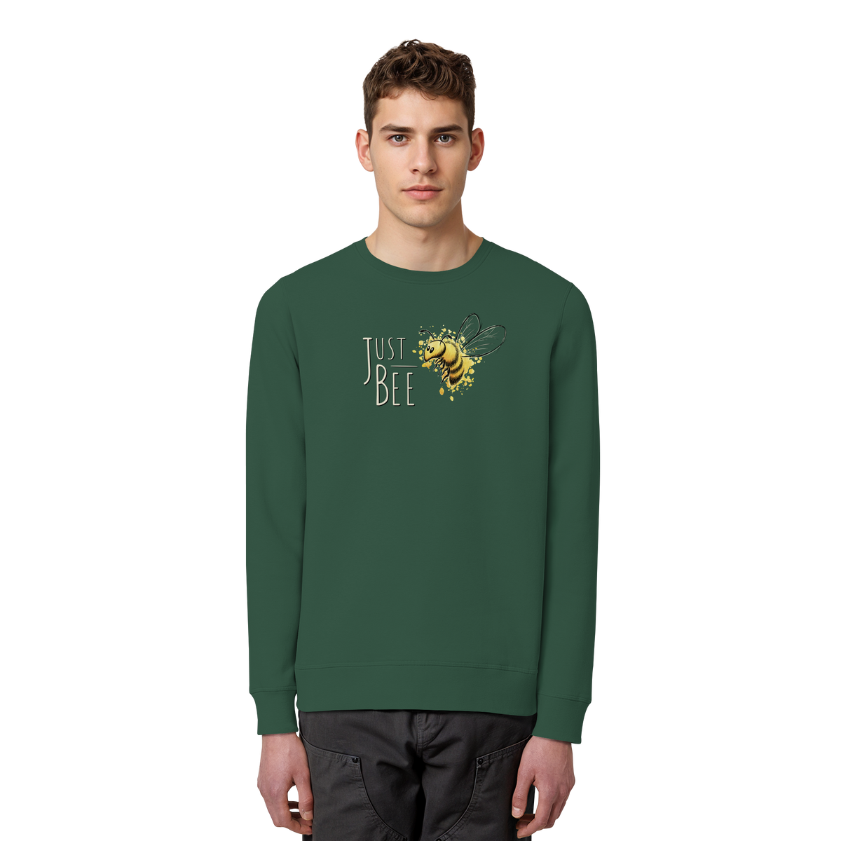 Just Bee, kleine Honig-Biene - Organic Basic Unisex Sweatshirt
