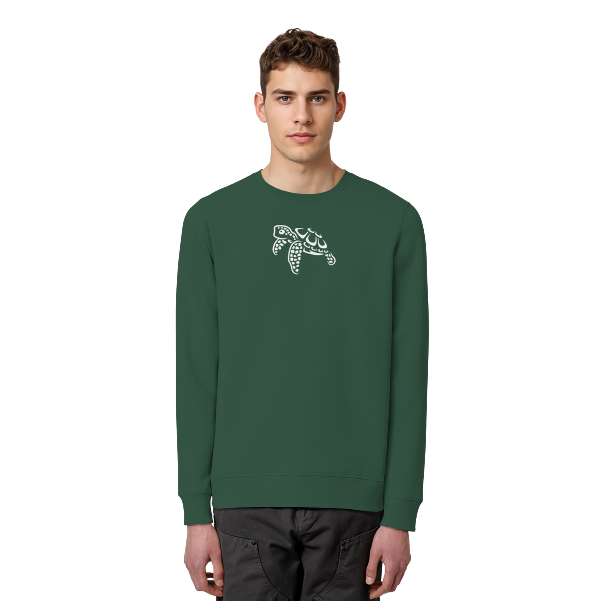 schwimmende Meeres-Schildkröte - Organic Basic Unisex Sweatshirt