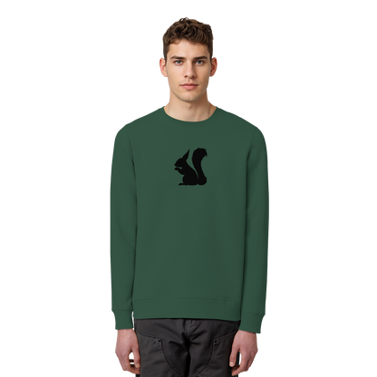 Eichhörnchen Silhouette - Organic Basic Unisex Sweatshirt