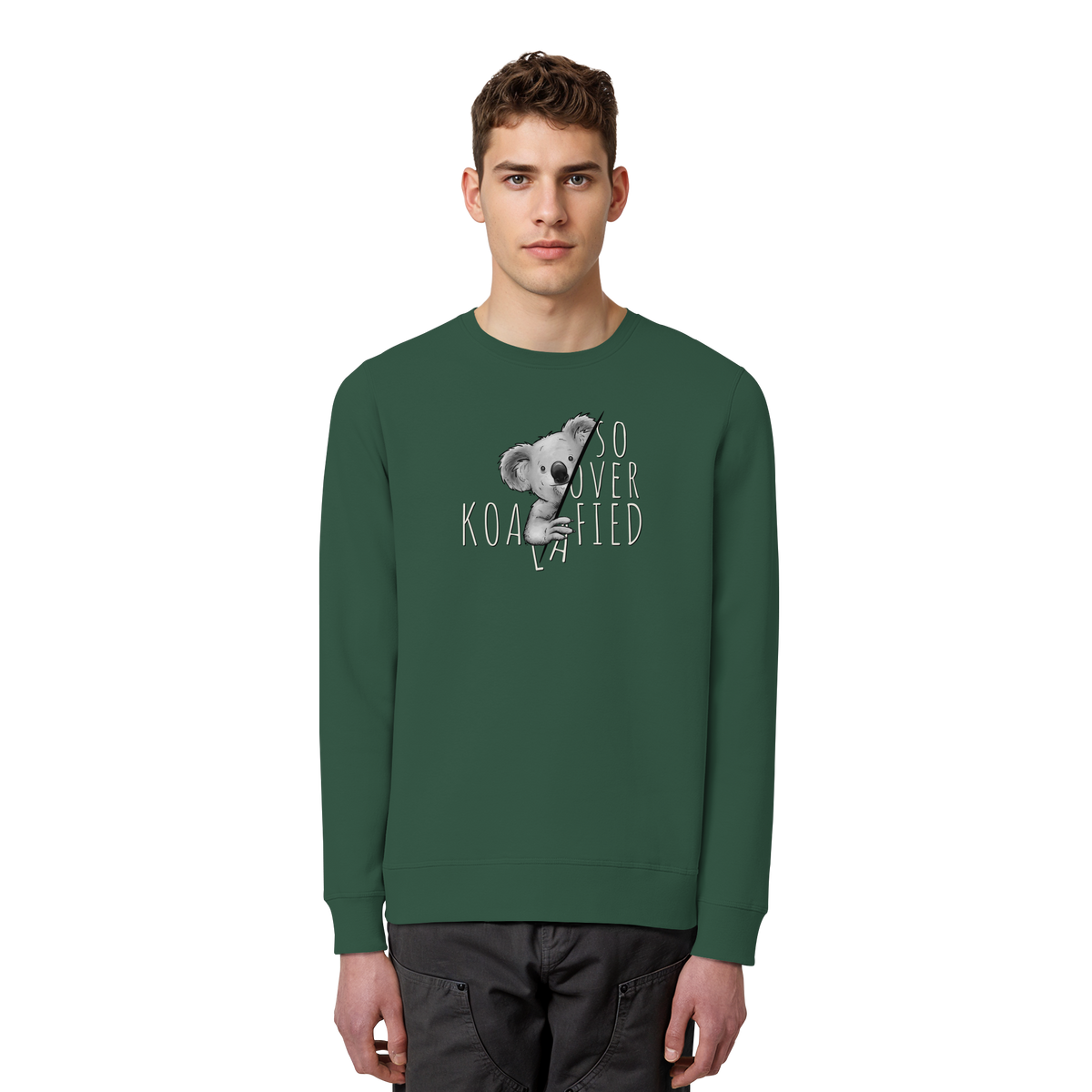So Over-Koalafied Koala - Organic Basic Unisex Sweatshirt