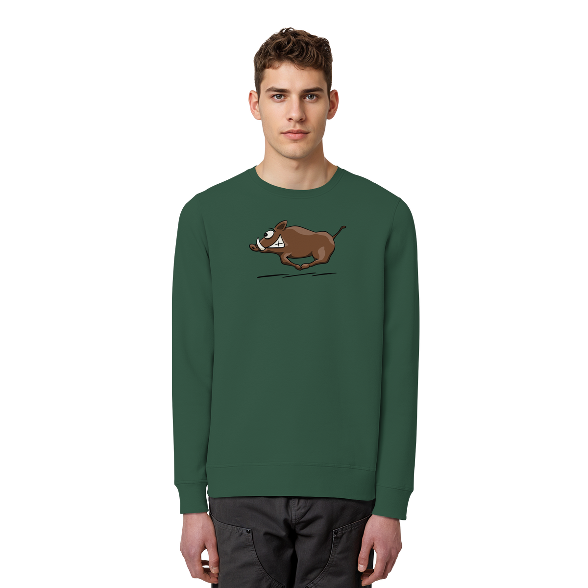 sauwildes Wildschwein | Wildsau  - Organic Basic Unisex Sweatshirt