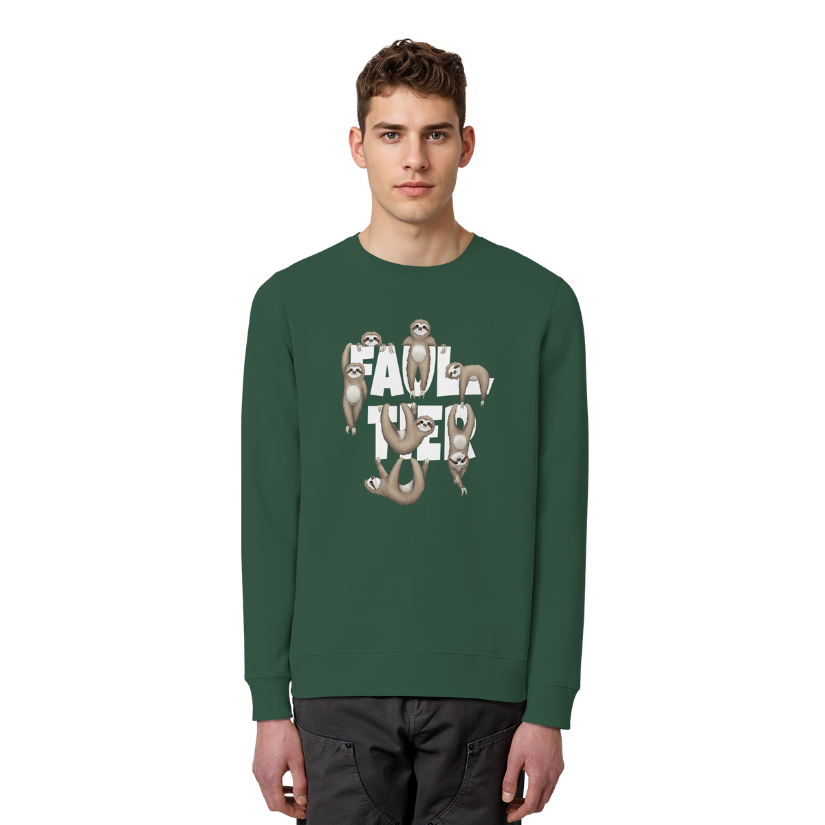 Viele gechillte Faultiere - Organic Basic Unisex Sweatshirt