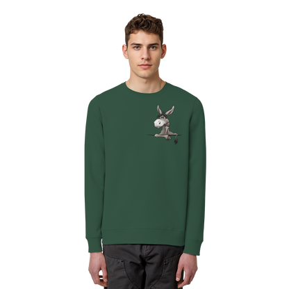Lustiger lässiger Esel - Organic Basic Unisex Sweatshirt